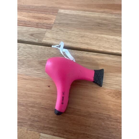 Set of 2  Hallmark Christmas ornaments. Make Up Palette/Shear Genius hair dryer - Picture 5 of 5